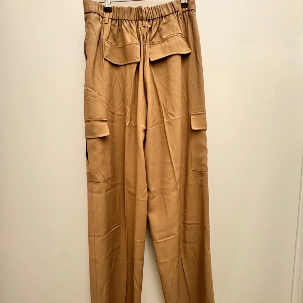 Men's Cargo Pants in Tan with Utility Pockets - Picture 2 of 3